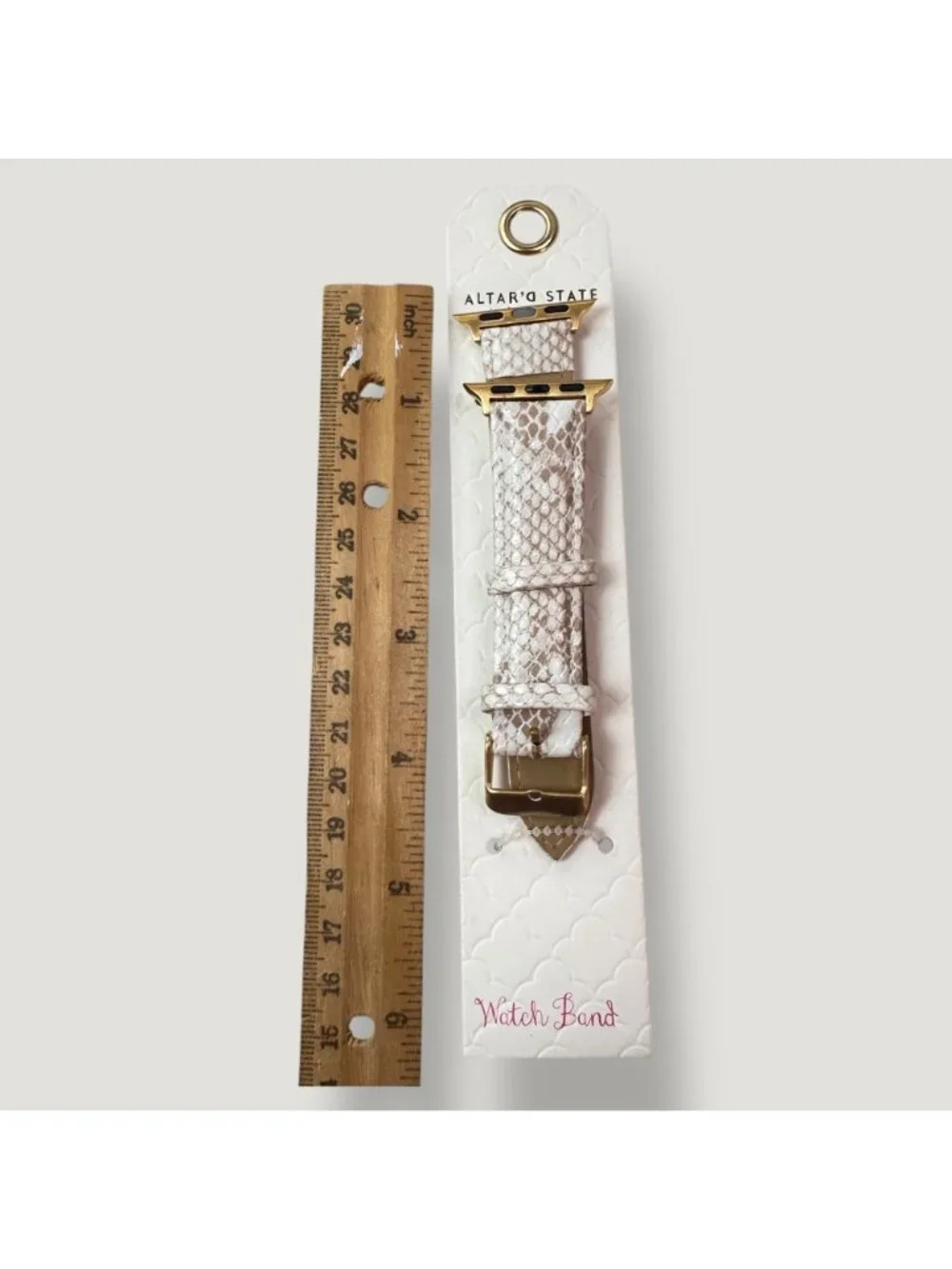 Altar’D State Snake Print Smartwatch Band With Gold Hardware NWT